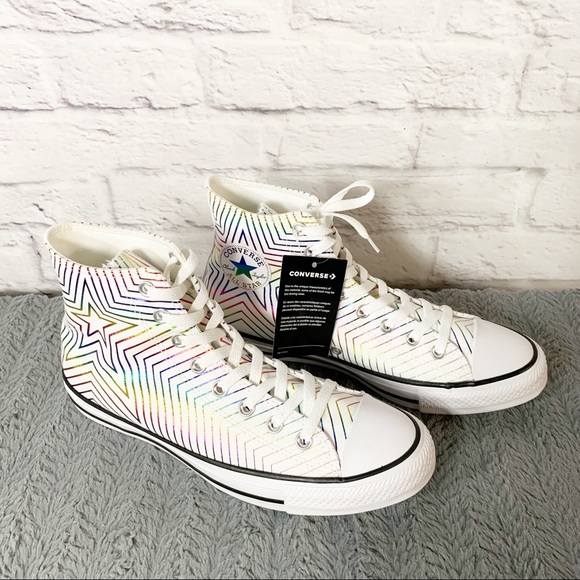Converse Shoes - New Converse Chuck Taylor Metallic Rainbow